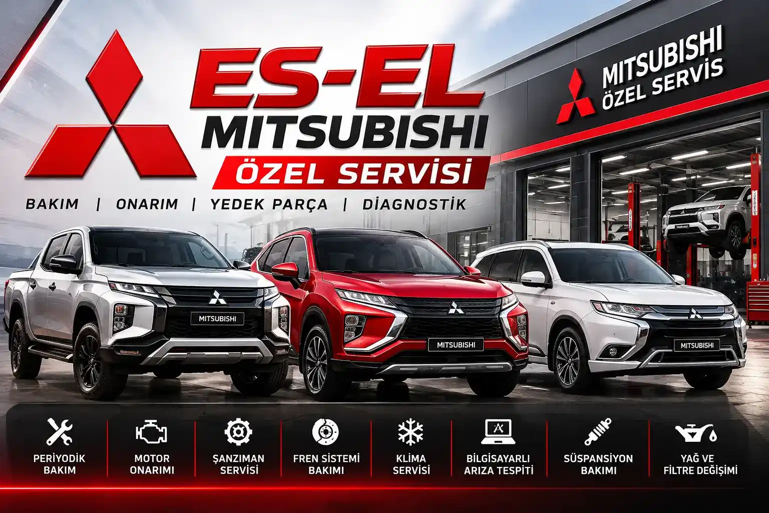mitsubishi özel servisi ankara