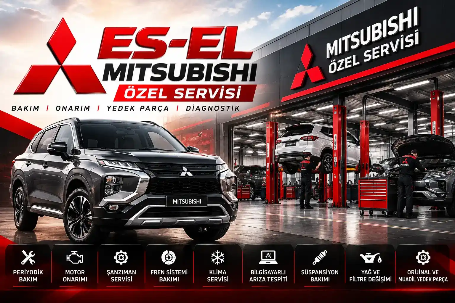 mitsubishi özel servisi ankara